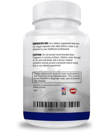 Premium Magnesium Glycinate 425mg - 180 Vegan Capsules | Stress Relief, Sleep Aid, Muscle Cramp Support & Heart Health Benefits - Buy Online on GoSupps.com