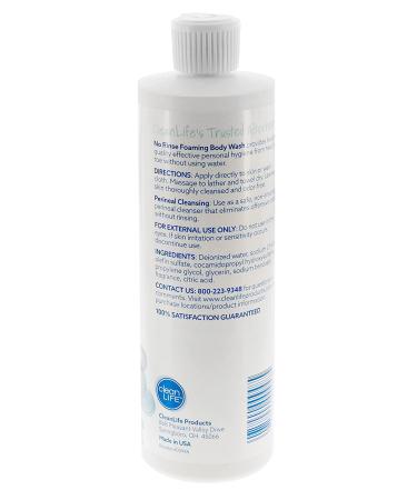 16oz No-Rinse Foaming Body Wash REFILL | Moisturizing & Refreshing | Rinse-Free Formula - Buy Online on GoSupps.com