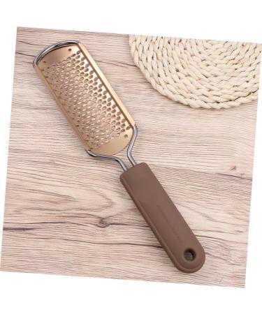 FRCOLOR limine les Callosit s des Exfoliant pour Gommage Exfoliant Soin pour Multifonctionnel Acier Inoxydable limine les Peaux Mortes pour Homme et Femme Or Rose avec Trou Carr  - Buy Online on GoSupps.com
