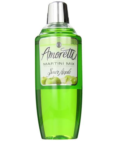 Amoretti Premium Martini Cocktail Mix, Sour Apple, 28 Ounce Sour Apple 28 Fl Oz (Pack of 1)