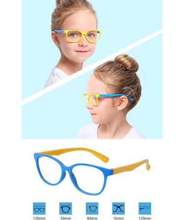UV Block TR90 Blue Light Filtering Glasses for Kids - Adjustable Band & Case Included - Buy Online on GoSupps.com