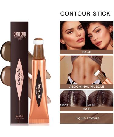 Stick WateWand for Cheeks - 12ml Makeup Stick Plaster Design Highlight Bronzer Shaping Trimming Stick with Air Cushion Applicator Frifer Repair Liquid 06# - Buy Online on GoSupps.com