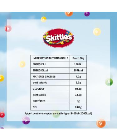 SKITTLES Chewies - Fruit Flavour Candy - Large 36 x 45g Sachets - 1.65kg - Buy Online on GoSupps.com