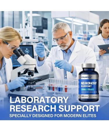 icolorfuled Neuropathy Supplements Nerve Savior for Neuropathy with 600 Mg Alpha Lipoic Acid & B Vitamins Fortify Nerves in Fingers Hands Neck Toes & Feet 120 Capsules | 40-Day Supply - Buy Online on GoSupps.com