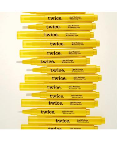 Twice Oral Wellness Extra Strength Whitening Pens for Gentle Teeth Stain Removal - Professional Home & On-The-Go Brightening (2 Pack) - Buy Online on GoSupps.com