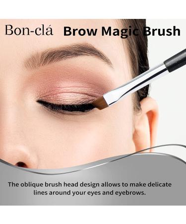 Bon-cl Fine Angled Eyeliner Brush - Professional Makeup Tool for Gel, Liquid, Cream, and Powder Eye Cosmetics - Golden Handle - Buy Online on GoSupps.com