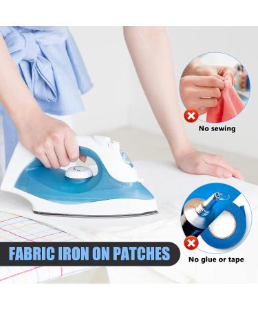 Multiqon Iron-on Denim Patches - Strongest Bond for Clothing Repair - Shades of Black, Blue, and Sky Blue - Buy Online on GoSupps.com