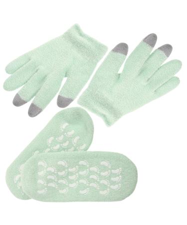 Beaupretty Spa Socks 1 Set Gloves Gel Hand Protection Feet Mask for Dry Cracked Feet Moisturizing Socks Foot Socks for Dry Cracked Feet Socks for Women Moisturizing Australia Yarn Spa