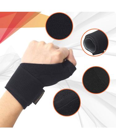 Reversible Thumb Splint Brace - Pain Relief for Arthritis Tendonitis & Carpal Tunnel - Lightweight & Breathable Support - Buy Online on GoSupps.com