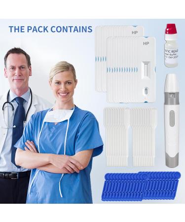 H. Pylori Test Kit - 25 Tests Included | Home Helicobacter Detection | Results in 10-15 Minutes - Buy Online on GoSupps.com