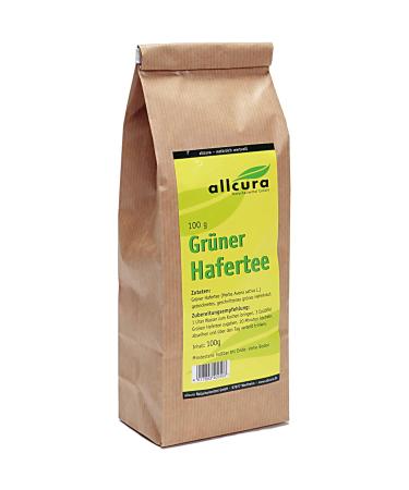 Buy Allcura Green Oat Tea - 100g | Organic Herbal Tea for Wellness | International Shipping Available - Buy Online on GoSupps.com