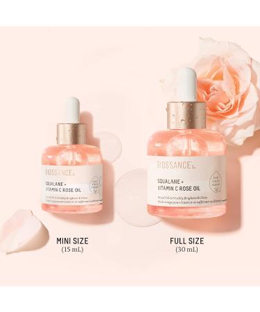 BIOSSANCE Vitamin C Rose Oil + Copper Peptide Serum Bundle - Buy Online on GoSupps.com