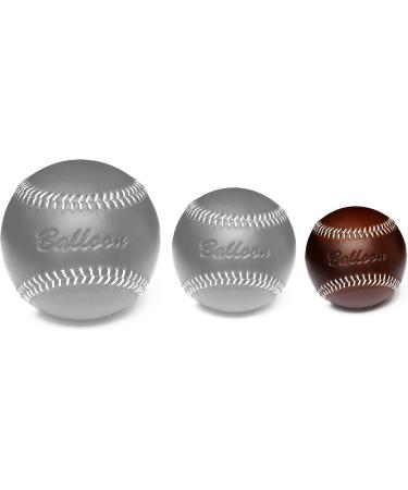 Buy Leather Brown Balloon Massage Ball - 6cm Fascia Ball in Cotton Bag | Individual & Set Options | International Shipping Available - Buy Online on GoSupps.com