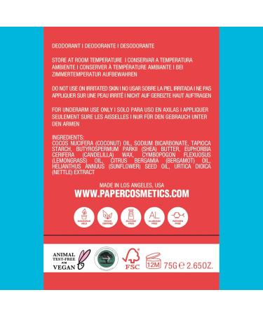 PAPR - Nature Powered Clinically Proven All Natural Deodorant in Zero Waste Paper Packaging (From Dusk Till Dawn) - Buy Online on GoSupps.com