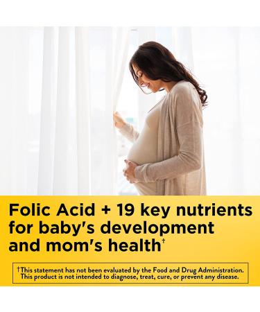 Nature Made Prenatal with Folic Acid + DHA | 60 Softgels | Daily Prenatal Vitamin & Mineral Supplement - Buy Online on GoSupps.com