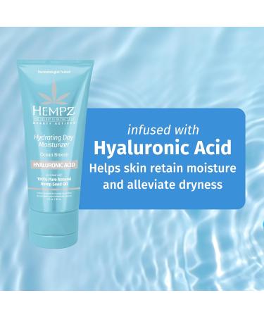 Hempz Ocean Breeze Hydrating Daily Moisturizer - Hydrating Day Cream Rich with Minerals Vitamin C & Hempseed Oil to Hydrate & Repair Extremely Dry or Sensitive Skin for Face & Body 3 Oz Ocean Breeze 1 Fl Oz (Pack of 1) - Buy Online on GoSupps.com