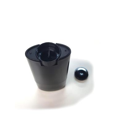 Empty Deodorant Containers - Twist-up Recyclable DIY Empty Deodorant OVAL Tubes Bottom-fill 2.0 Oz (5-Pack Black) 5 Count (Pack of 1) Black - Buy Online on GoSupps.com