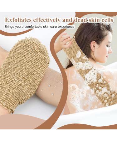 Still Peeling Glove Set - Natural Jute Sisal Exfoliating Hammam Gloves for Body Care - Buy Online on GoSupps.com