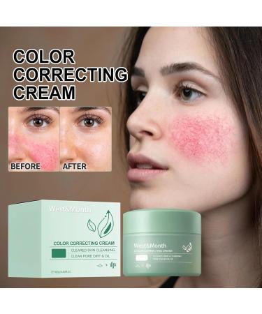 Color Correcting Treatment Cream - Hydrating Anti-Redness Green Concealer & Pigment Correcting Sunscreen for Soothing Facial Care - Buy Online on GoSupps.com