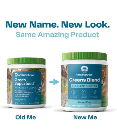Buy Amazing Grass Green Superfood Alkalize & Detox 8.5 oz | Boost Your Health - Buy Online on GoSupps.com