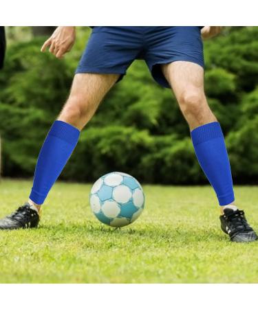 Jimtuze Leg Compression Cuffs for Football Training | Anti-Slip Calf Compression Sleeves | Adult Blue | Ultimate Leg Protection & Support - Buy Online on GoSupps.com