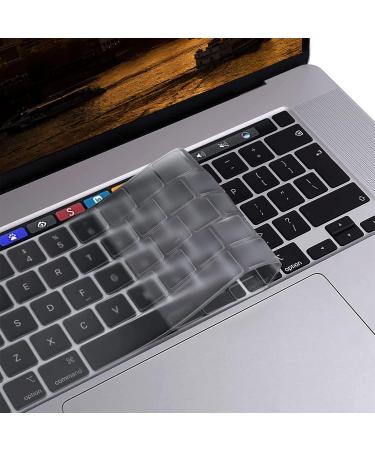Ultra Thin Keyboard Cover for 2022-2024 MacBook Air 15 M2 M3 & Pro 14 16 M1 M2 Max - EU Layout with Touch ID | Perfect Fit for A3114 A3113 Models - Buy Online on GoSupps.com