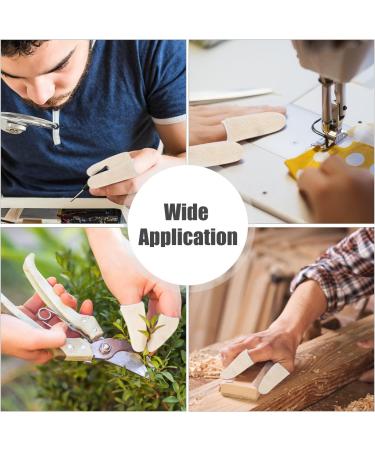 Buy 60 Pieces Reusable Cotton Finger Cots - Durable Thumb Protectors for Kitchen Garden & Sculpture Work - 3 Inch & 2 Inch - Buy Online on GoSupps.com
