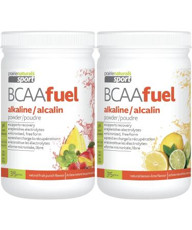 Prairie Naturals PH Balanced BCAA Fuel - Fruit Punch 11.2 Ounce | Best for Muscle Recovery & Performance | Buy Internationally - Buy Online on GoSupps.com