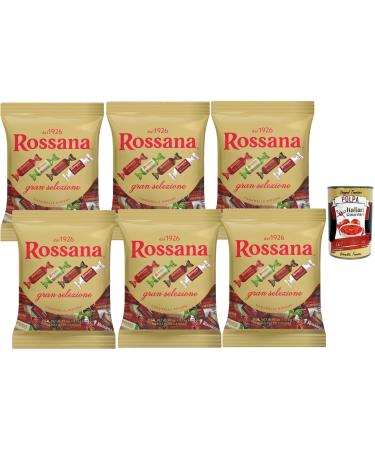 Italian Gourmet Rossana Gran Selezione Caramels Fourr s Assortis 6 x 175 g (1 05 kg) M lange gourmand de bonbons fourr s sp cialit s italiennes id al partage & cadeaux + Italian Gourmet Polpa