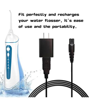 Water Flosser Charger for Nicwell F5025 | COSLUS F5020E & Oralfree USB Cord Replacement Adapter Black - Buy Online on GoSupps.com