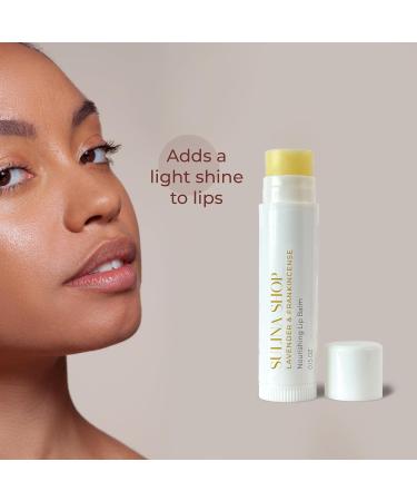 Lavender & Frankincense Lip Balm - Moisturizing Natural Hydrating Formula for Dry Lips - Buy Online on GoSupps.com