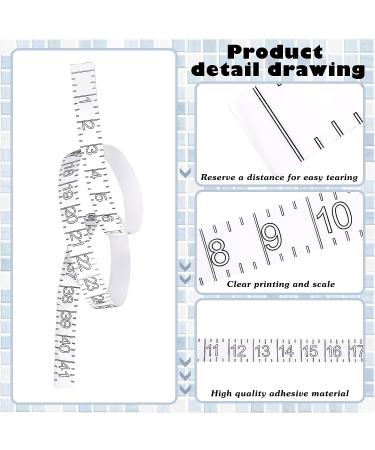 6 Pcs Fish Ruler Decal - Transparent Waterproof Adhesive Measuring Tape Sticker for Boat, Kayak, Net, Gaff - 42 Inch Clear Tape Measure for Fishing Accessories - Buy Online on GoSupps.com