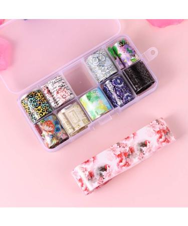 1 Nail Stickers Nail Art Decals Flower Stickers Flower Nail Decorations Applique Sixtieth Miss Boxed - Buy Online on GoSupps.com