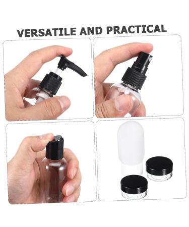 Portable Toiletry Set - Refillable Shampoo Lotion & Body Wash Bottles for Travel | Eco-Friendly Pump & Spray Bottles - Buy Online on GoSupps.com
