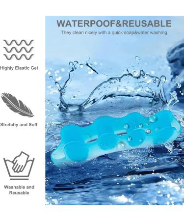 INBOLM Soft Gel Toe Spacers - 8 Pcs | Toe Separators for Overlapping & Curled Toes | Bunion Relief Protectors for Women & Men | Blue - Buy Online on GoSupps.com