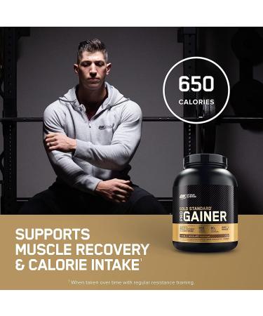 ON Gold Standard Pro Gainer | High Protein Weight Gainer Powder | 650 Calories 60g Protein 82g Carbohydrates | Mass Gainer & Source Vitamins & Minerals | 14 Servings 5.09 LB (Double Chocolate) Double Chocolate 14 Servings (Pack of 1) - Buy Online on GoSupps.com