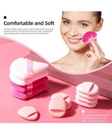 BS-MALL Powder Puff & Mini Makeup Sponge Set - 12 Pink Blush & Concealer Applicators - Perfect for Flawless Makeup - Buy Online on GoSupps.com