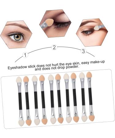 SOESFOUFU 20pcs Latex Eye Shadow Stick Makeup Double-ended Eye Shadow Brush Sponge Plastic - Buy Online on GoSupps.com