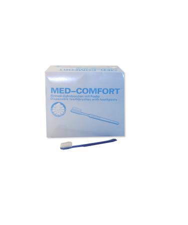 Med-Comfort Disposable Toothbrushes - 100 pieces - Buy Online on GoSupps.com