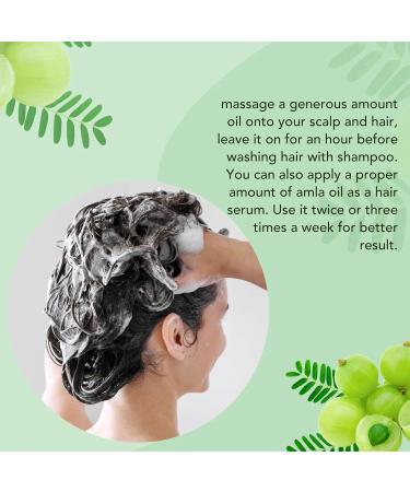 Indian Amla Oil - 100% Natural Hair & Skincare Solution for Beautiful Long Soft & Strong Hair - Nourishing Indian Hair Oil for Skin & Face - Buy Online on GoSupps.com