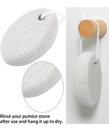 Uoking Pumice Stone for Feet - 2 PCS Natural Lava Scrubber & Callus Remover - Buy Online on GoSupps.com