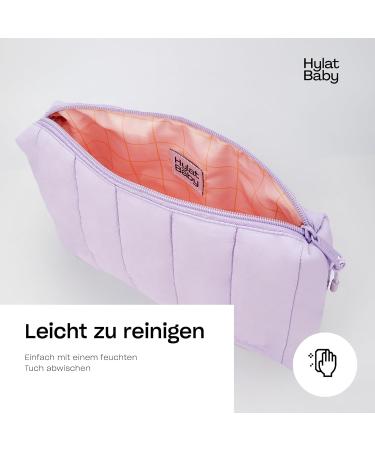 Hylat Baby Cosmetic Bag - Stylish Quilted Diaper Bag & Versatile Toiletry Organizer - Purple - Ideal for On-the-Go Parents - Buy Online on GoSupps.com
