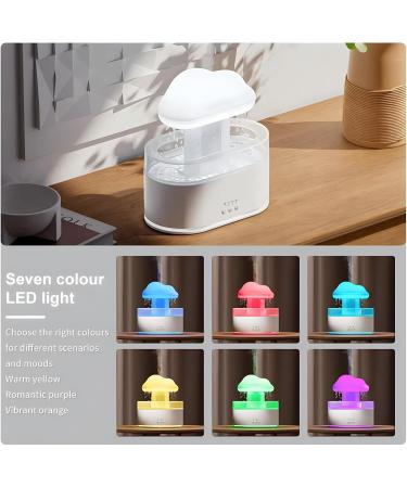 Buy Top Spray 500ml Raindrop Diffusers - Aromatherapy Essential Oil Diffuser & Micro Humidifier with 7 Colors Night Light for Relaxing Mood | ZenDrops - Buy Online on GoSupps.com