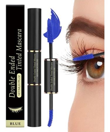 Mascara imperm able l'eau longue dur e volumisant allongeant rel chant imperm able maquillage pour mariage f te sortie de nuit Halloween bal double t te bleu - Buy Online on GoSupps.com
