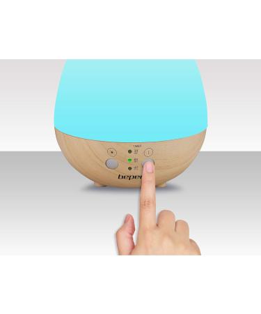 Buy BEPER P205DIF001 Essential Oil Diffuser - 5W Ultrasonic Aroma Diffuser with 7-Color LED Timer & Wood Effect - Buy Online on GoSupps.com