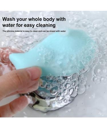 Makeup Powder Puff Silicone Reusable Face Puff Pad Fish Shaped Foundation Blender Beauty Puff Pads for Pressed Powder Liquid Foundation Small Fish Tassel (Blue) - Buy Online on GoSupps.com