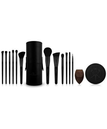 Buy Luvia Vegan Pro Makeup Brush Set & Brush Cleaner - XXL Bundle | Ideal for Cosmetic Brush Cleaning - Buy Online on GoSupps.com