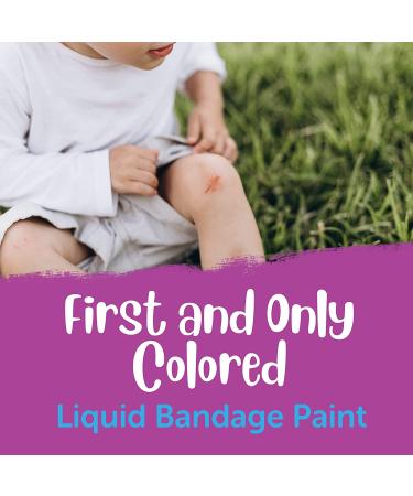 NEW-SKIN Kids Liquid Bandage Paint - Sting-Free Waterproof Bandage for Scrapes and Cuts - 0.3oz - Buy Online on GoSupps.com