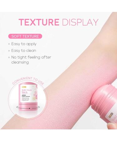 Rose Mask Stick Cleansing Mask Deep Cleansing Pores Solid Cherry Blossom Mask for Pores Shrink Suitable for All Skin Types. - Buy Online on GoSupps.com