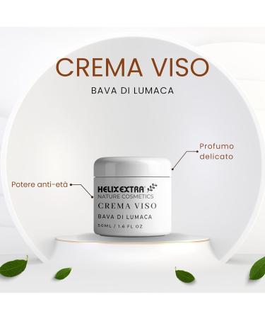 Helix Extra snail slime face cream 100% Made in Italy 50 ml snail slime acne wrinkles scars stretch marks skin spots anti-aging anti-wrinkle - Buy Online on GoSupps.com